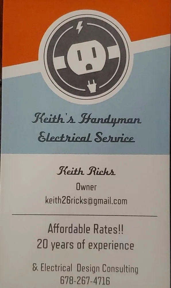Slide of Keith's Handyman Electrical Service