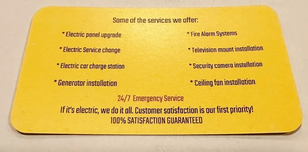 Slide of Keno Electrical Systems