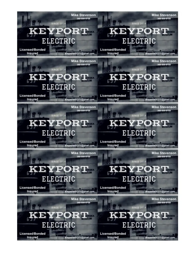 Slide of Keyport Electric
