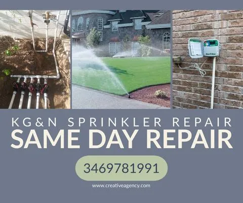 KG&N Sprinkler Repair Logo