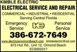 Slide of Kimble Electric Co Inc