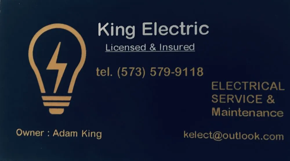 Slide of King Electric & Maintenance