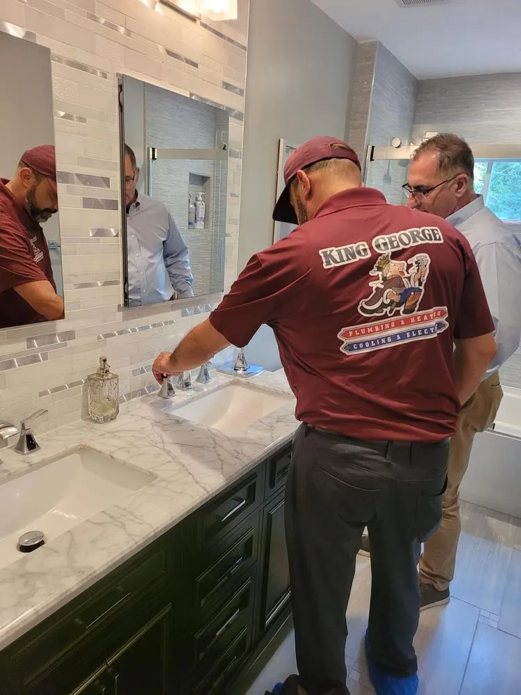 Licensed electrician providing panel upgrade in Green Brook Township, NJ - King George Plumbing and Heating