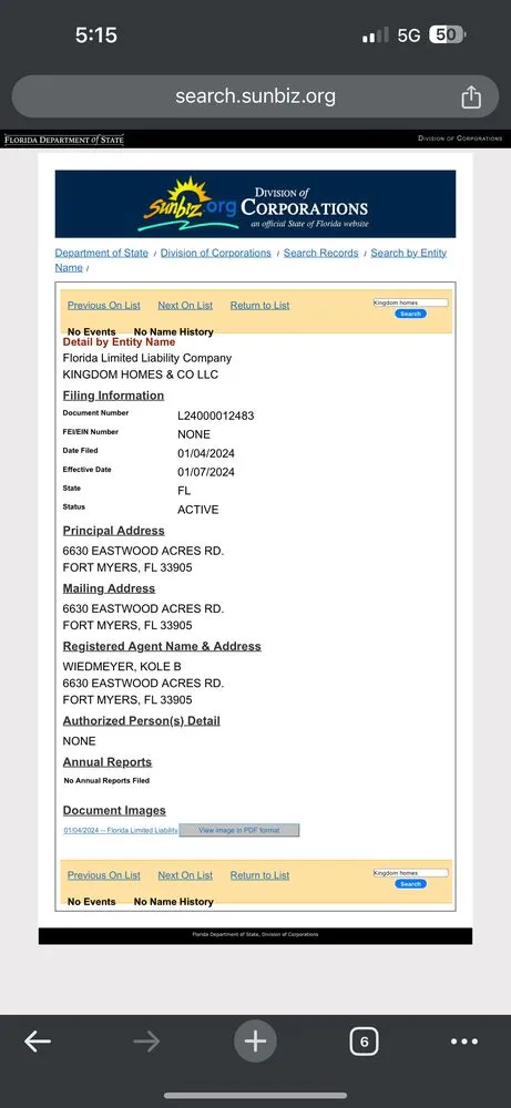 Slide of Kingdom Homes