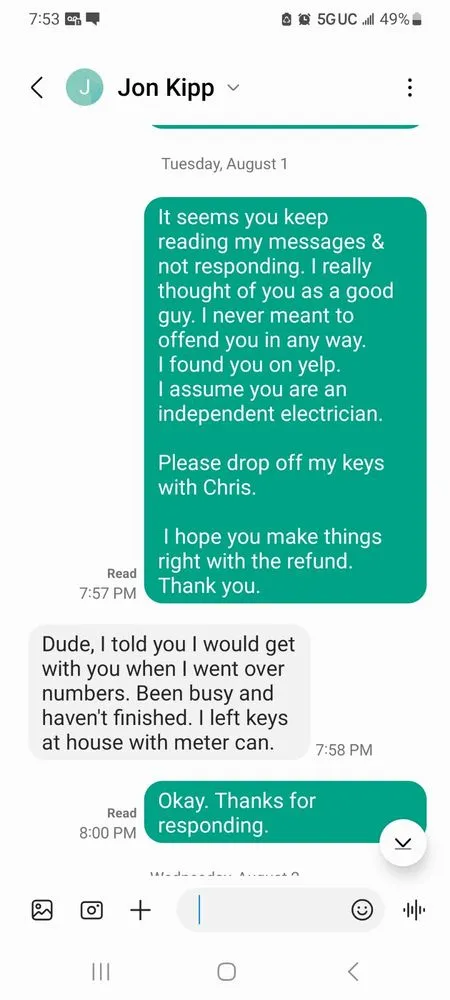 Slide of Kipp Electric