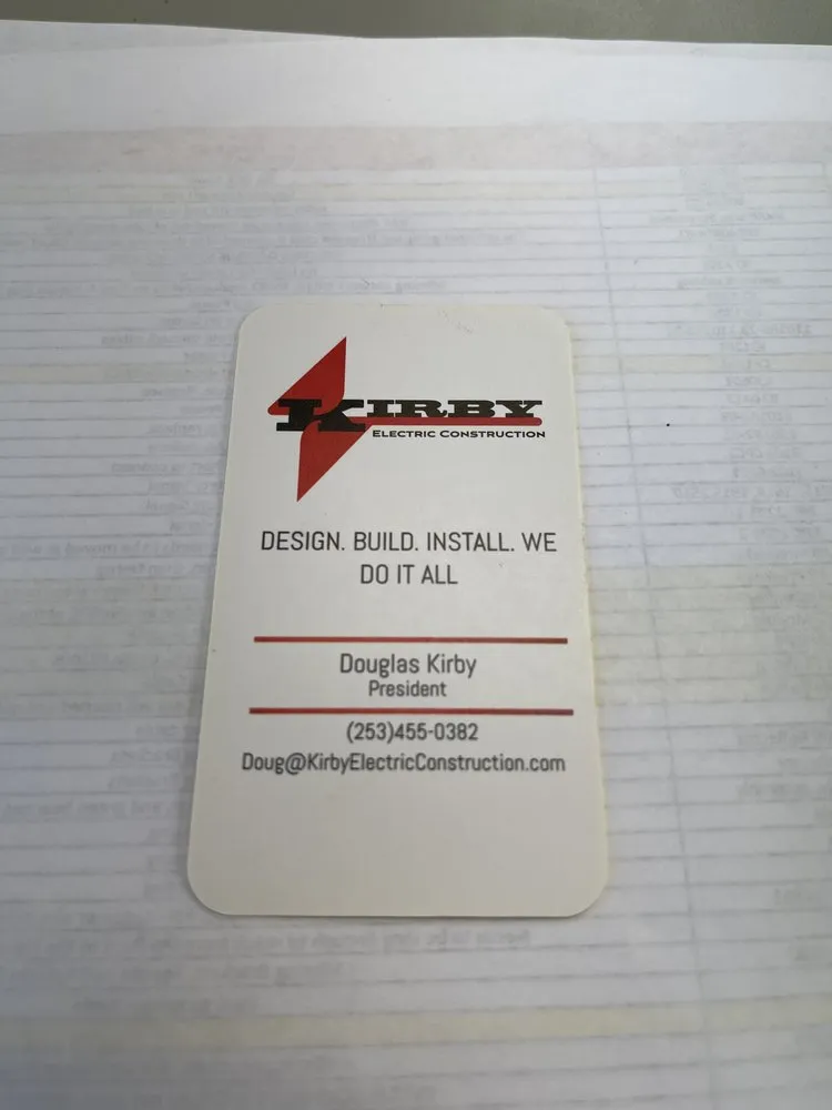 Slide of Kirby Electric Construction