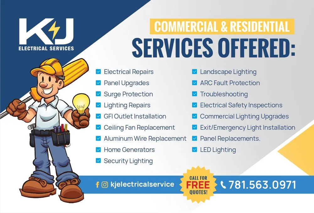 Slide of K&J Electrical Services