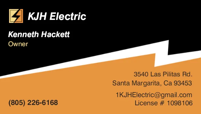 Expert electrician providing circuit breaker repair in Santa Margarita, CA - KJH Electric