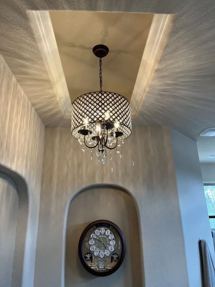 Trusted electrical service for homes in lighting installation, by