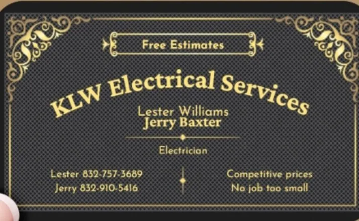 Slide of KLW Electrical Service