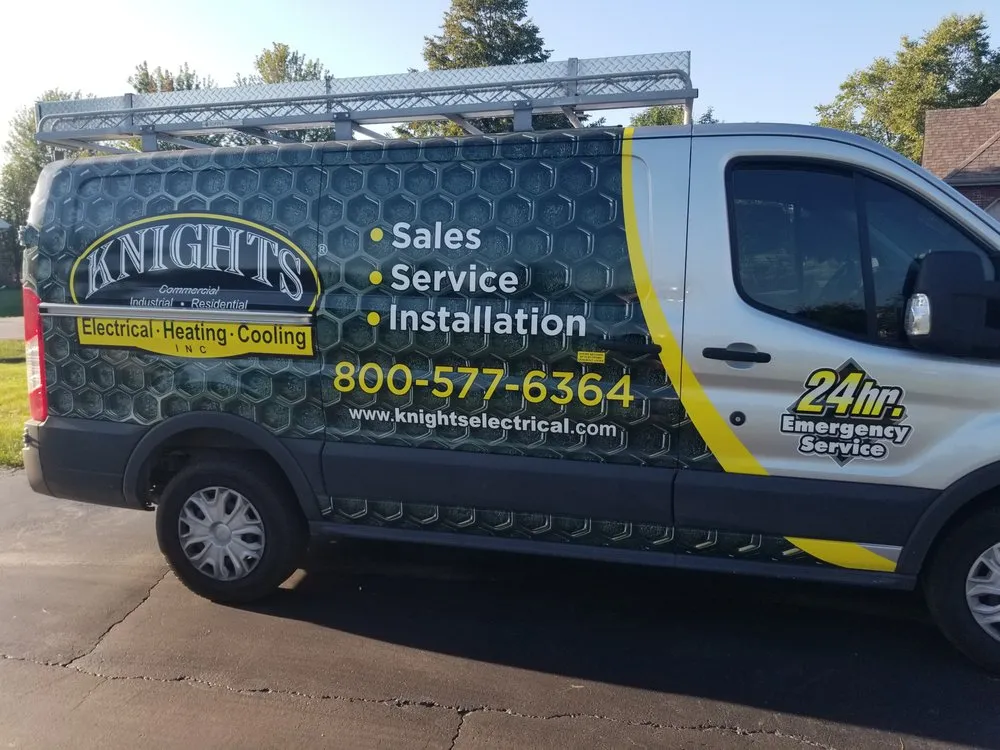 Slide of Knights Electrical Heating Cooling