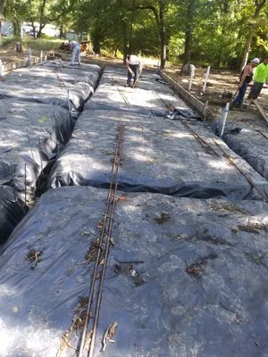 Knockout Concrete and Construction Logo