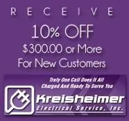 Affordable electrician providing circuit breaker repair in Henrico, VA - Kreisheimer Electrical & Plumbing Services