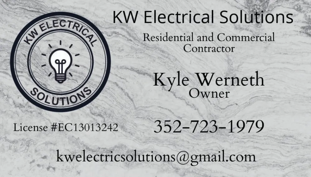 Slide of KW Electrical Solutions