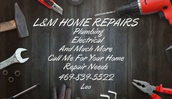 L & M Home Repairs Logo