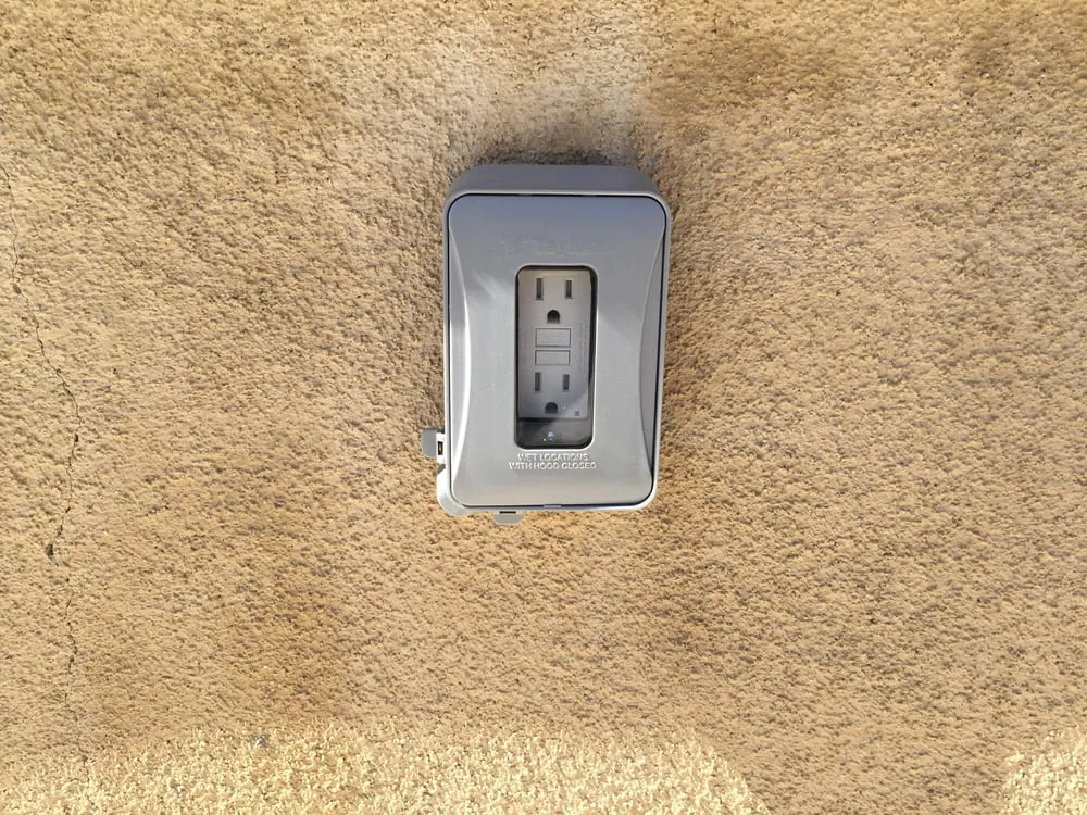 Professional electrician providing panel upgrade in ,