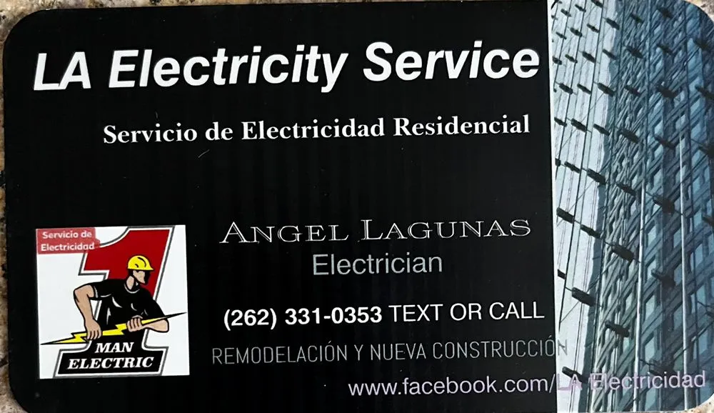 Slide of LA Electricity Service