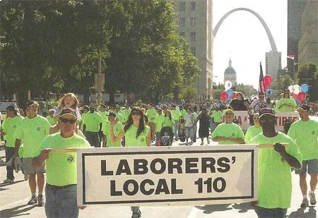 Slide of Laborers Local Union 110