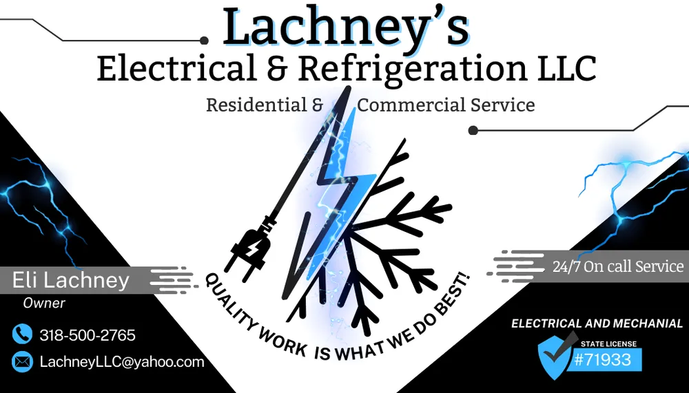 Slide of Lachneys Electrical & Refrigeration
