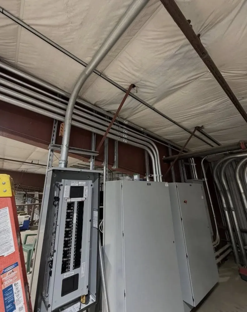 Professional electrical service for homes in wiring installation, by