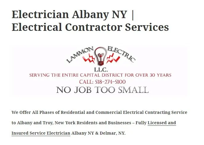 Slide of Lammon Electric