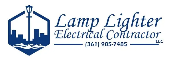 Lamp Lighter Electrical Contractor Logo
