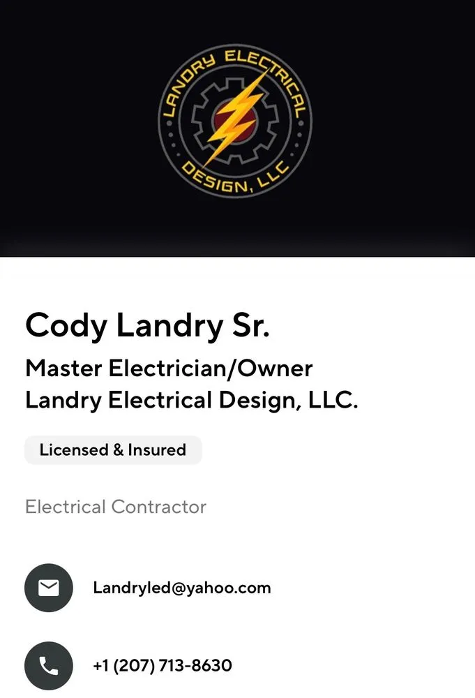 Slide of Landry Electrical Design