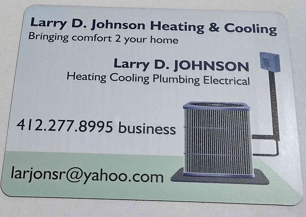 Slide of Larry D Johnson Heating and Cooling