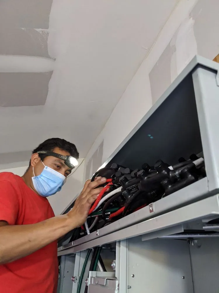 Slide of Laser and Sons Electric