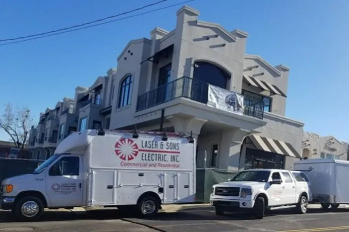 Slide of Laser and Sons Electric