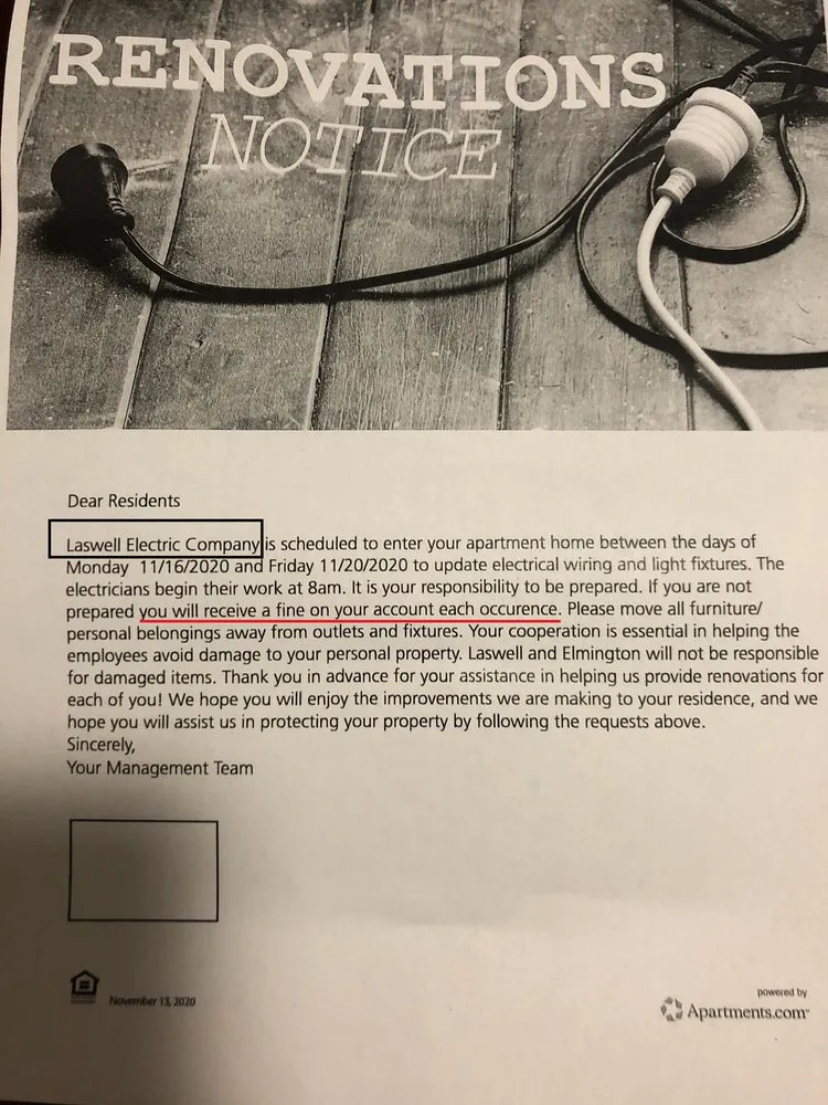 Slide of Laswell Electric