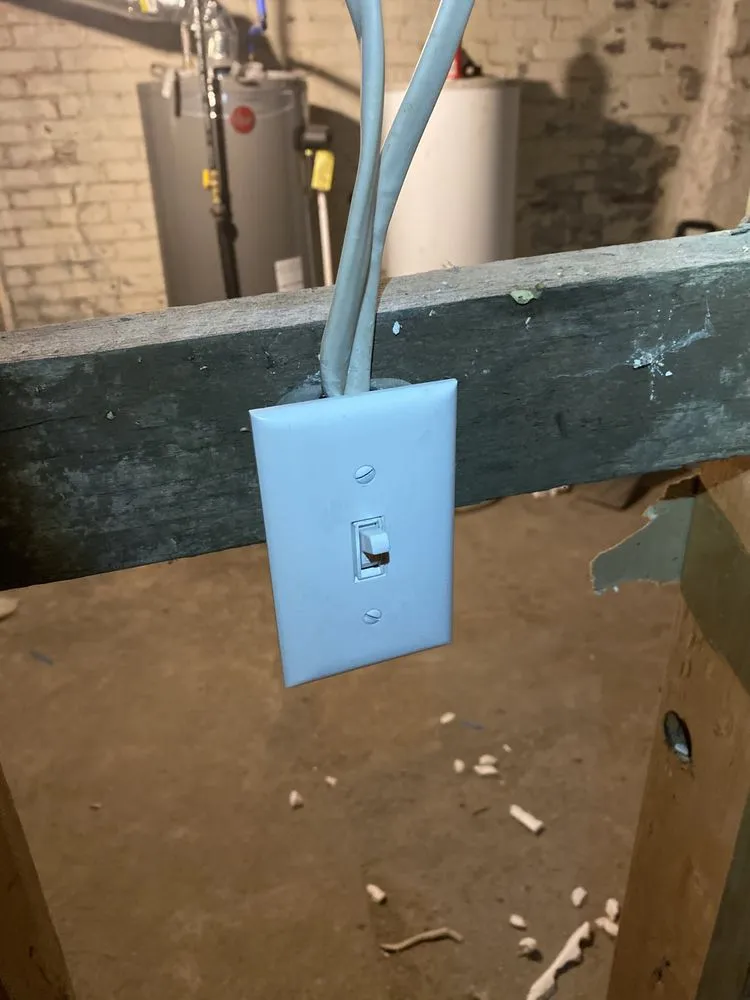 Slide of LBJ The Electrician