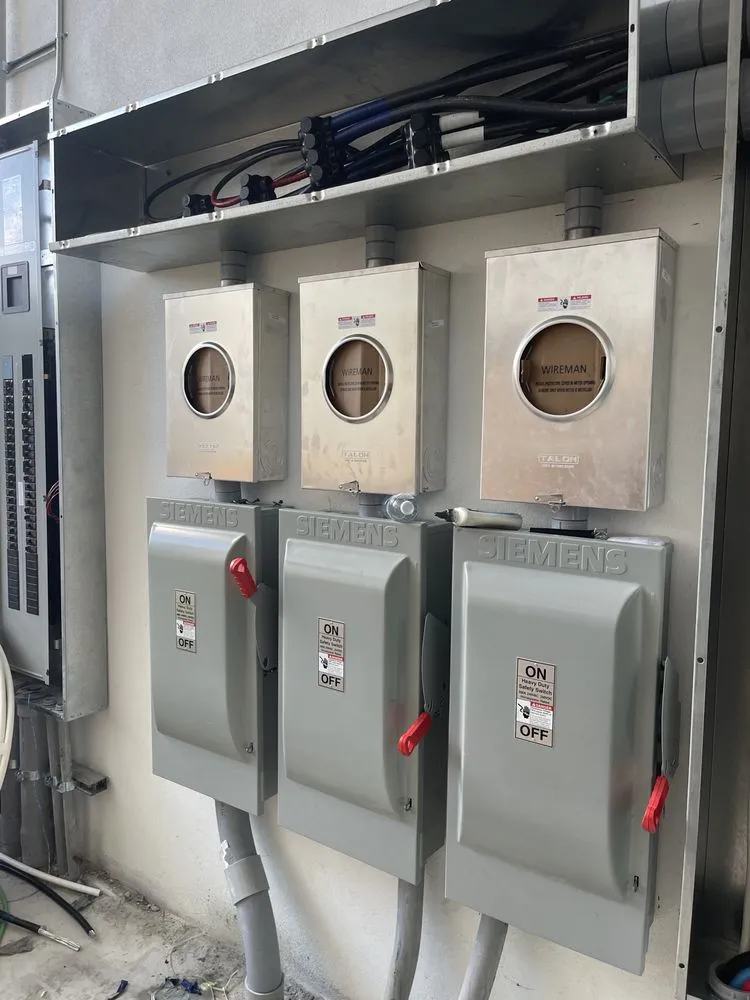 Emergency electrical service for homes in wiring installation,  by 