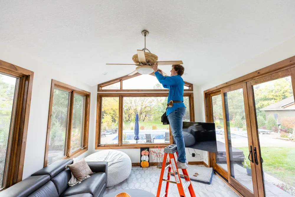 Professional electrician providing outlet and switch repair in , 