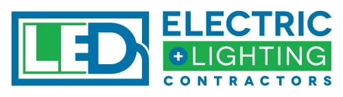 LED Electric & Lighting Contractors Logo