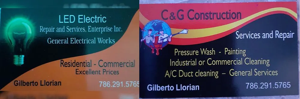 Slide of LED Electric Repair & Service Enterprise