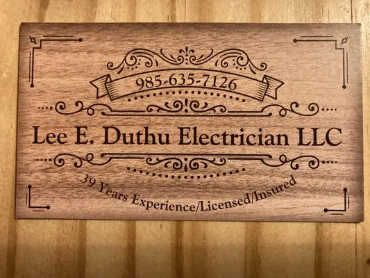 Lee E Duthu Electrician