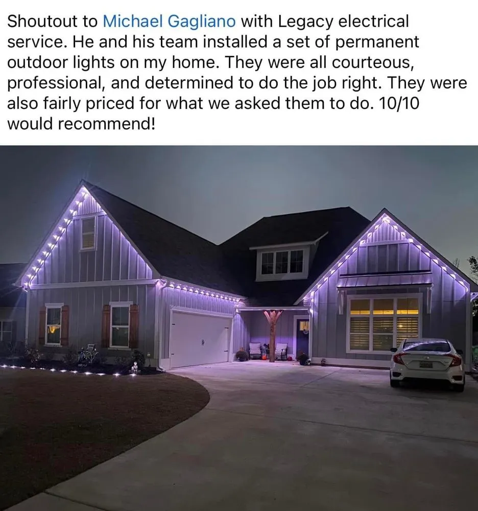 Slide of Legacy Electrical Service