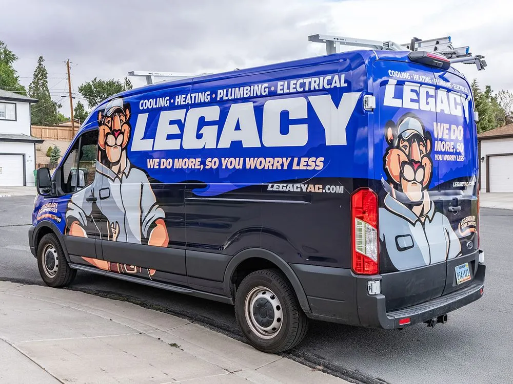 Slide of Legacy Heating, Cooling, Plumbing & Electrical