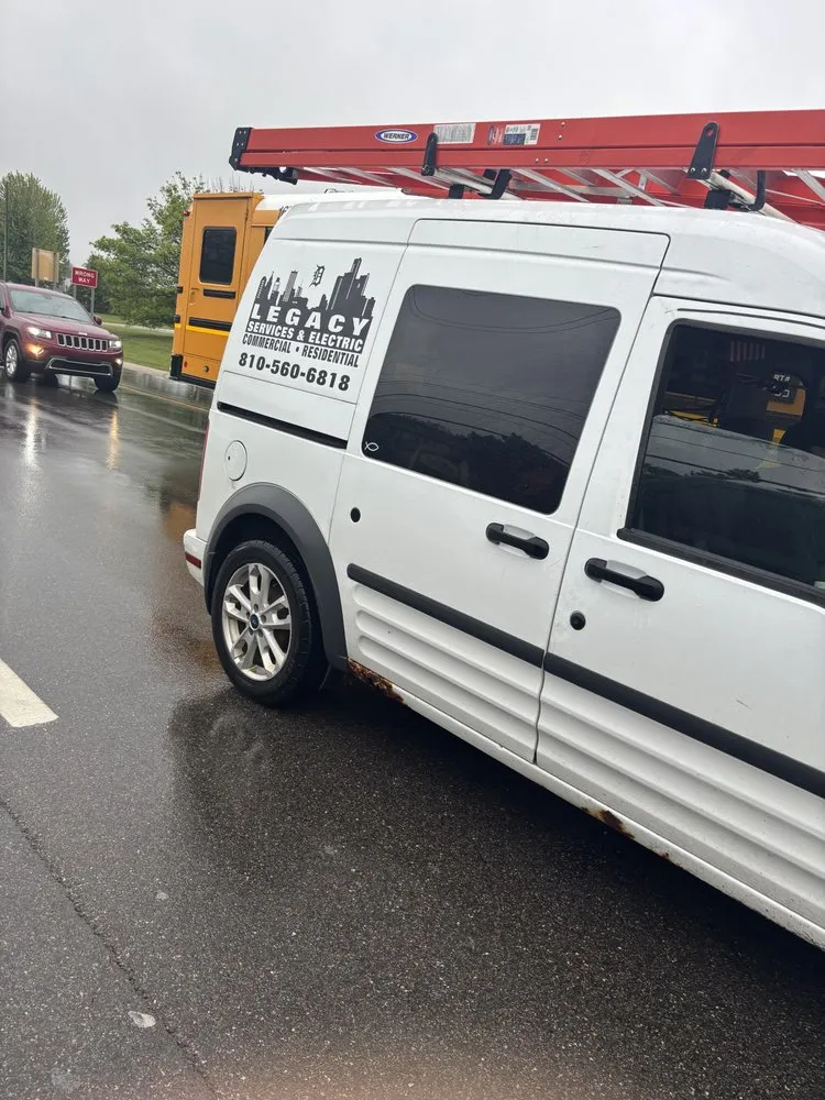 Slide of Legacy Services & Electric