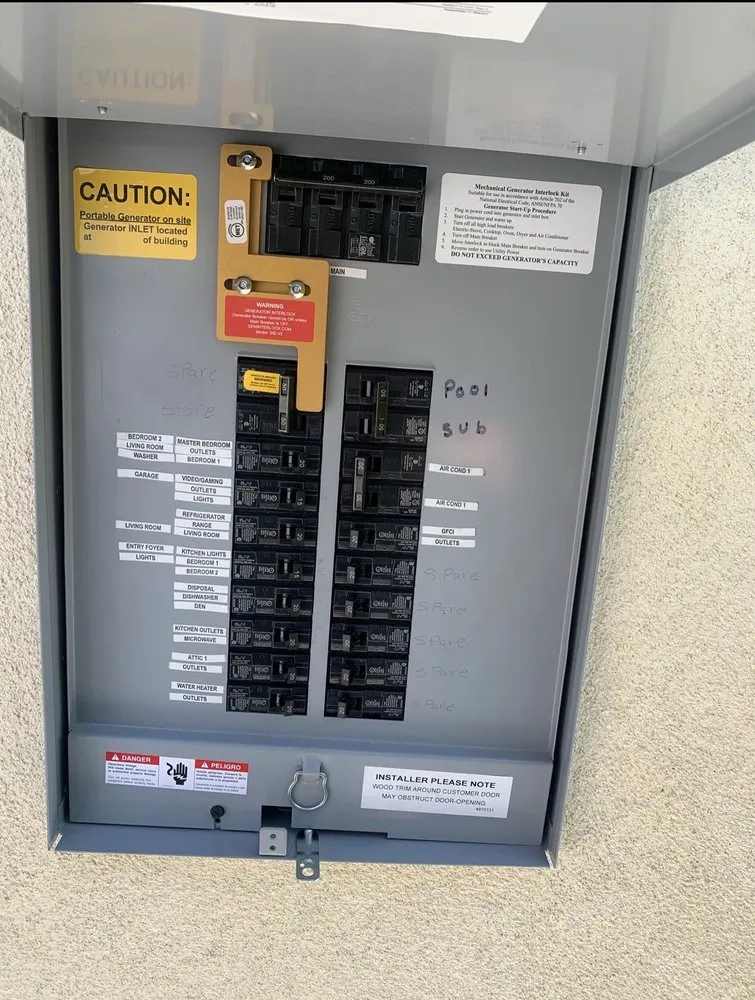 Slide of LEI Electrical Contractors