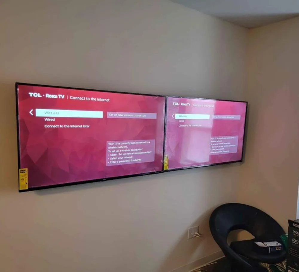 Slide of LeoCam TV Mounting Electrical and HVAC Services