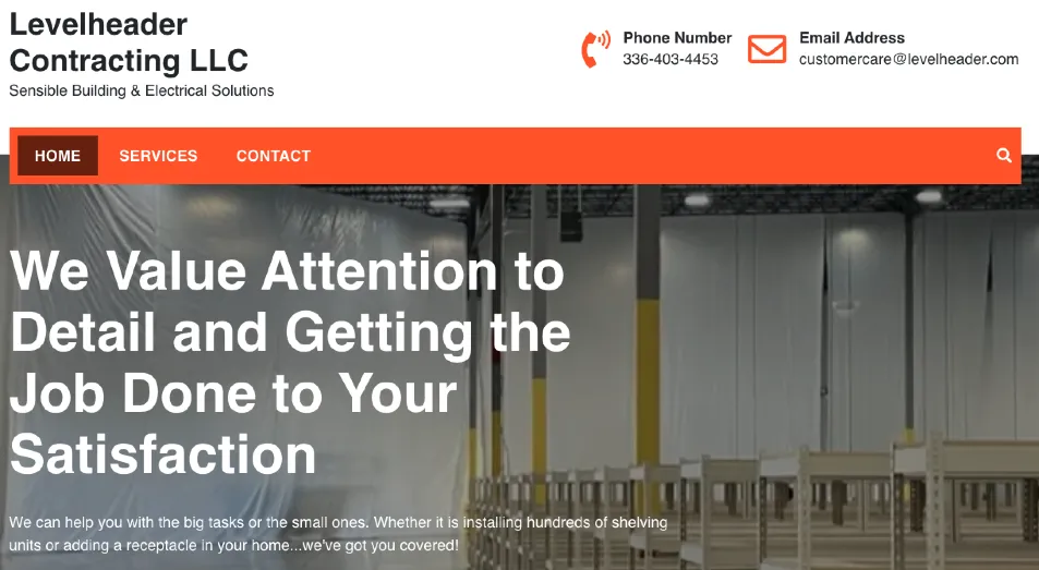 Slide of Levelheader Contracting