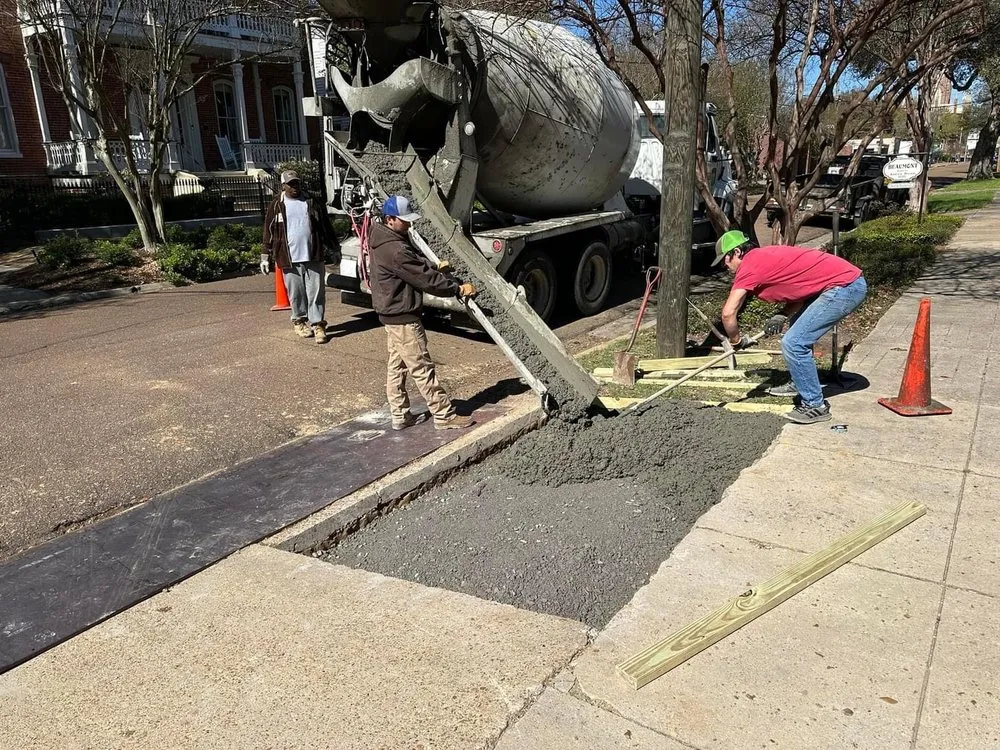 Slide of Levi and Grace Construction