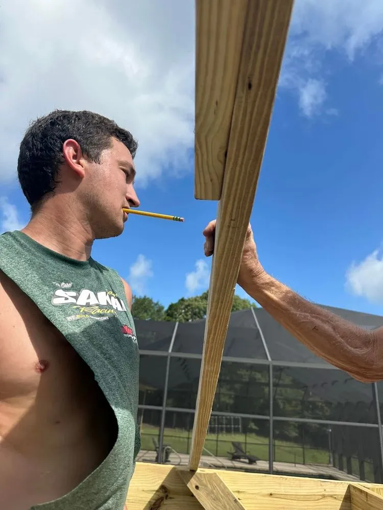 Slide of Levi and Grace Construction