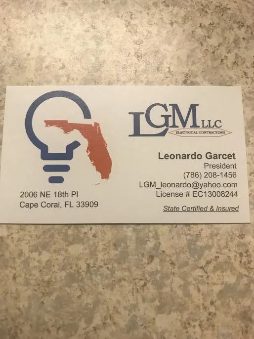 Slide of LGM Electrical Contractor