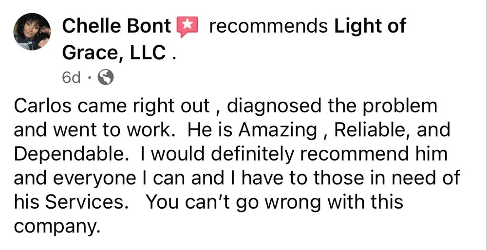 Slide of Light of Grace