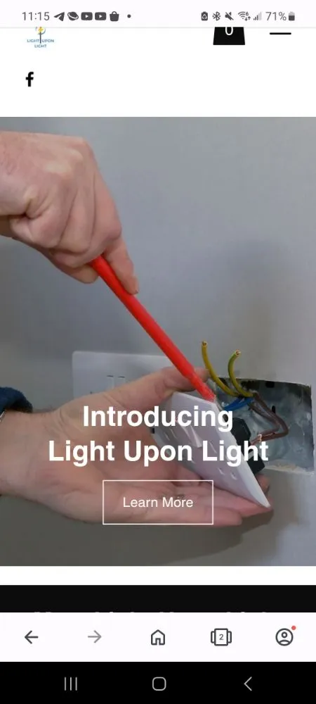 Slide of Light Upon Light