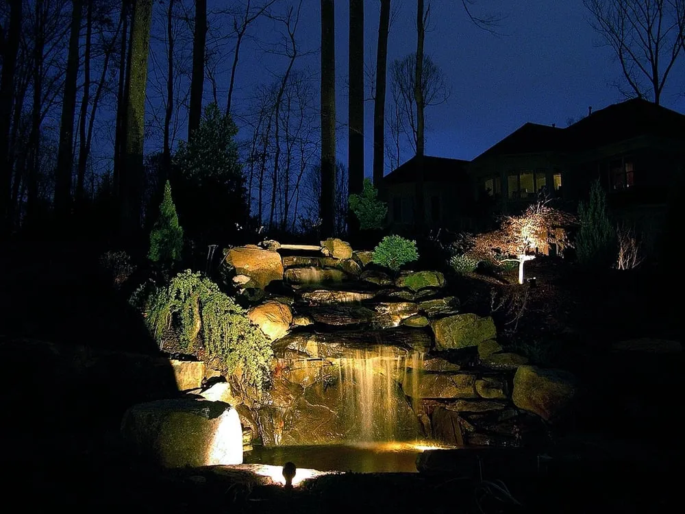 Slide of Lighthouse Landscape Lighting of Omaha