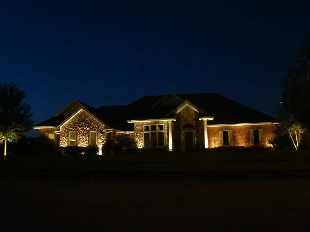 Slide of Lighthouse Landscape Lighting of Omaha